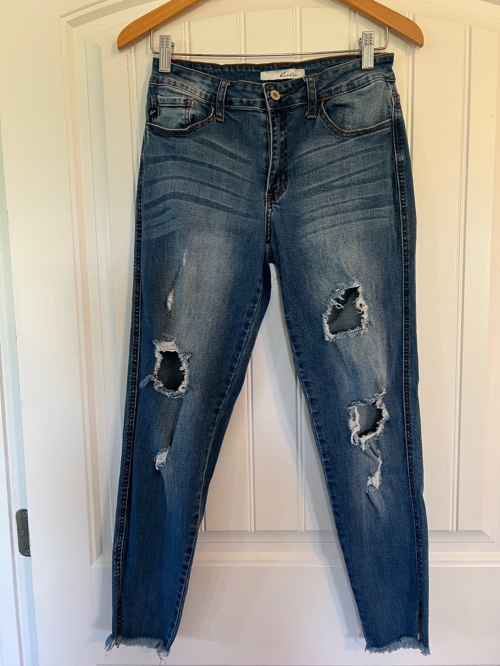 KanCan Skinny raw hem Jeans size 9/28